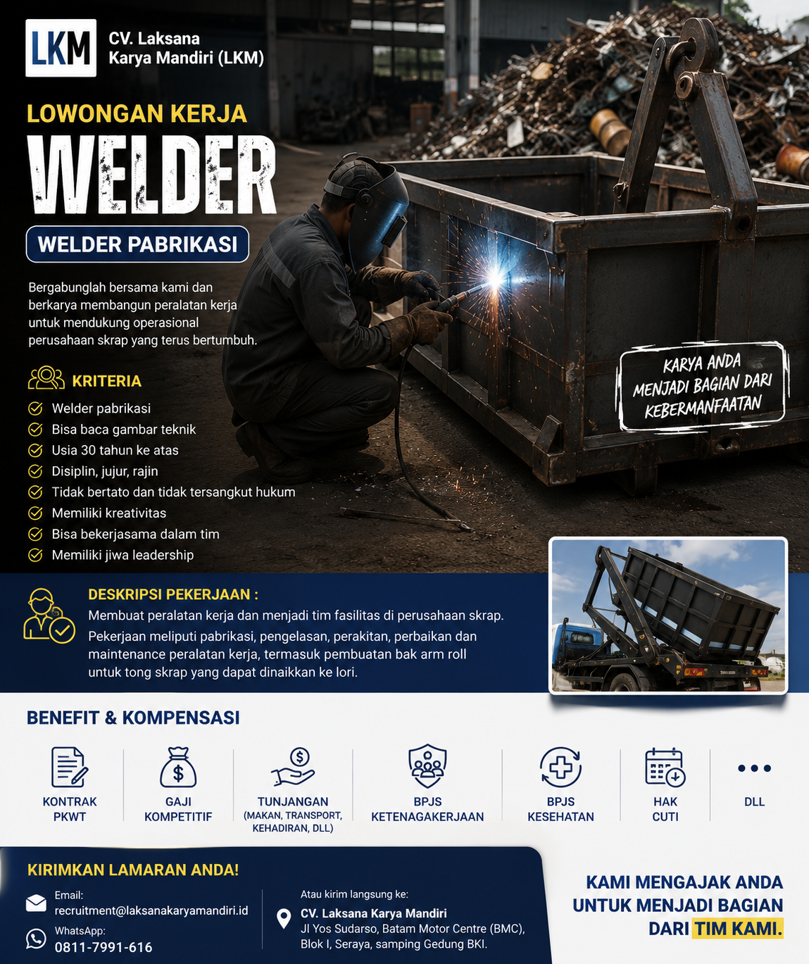 Lowongan Welder